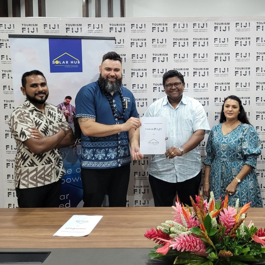 Solar Hub Fiji partners with Tourism Fiji for sustainable tourism