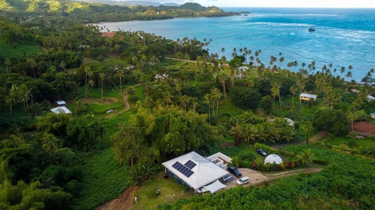A Solar Hub Fiji home solar installation on a coastal Fiji property